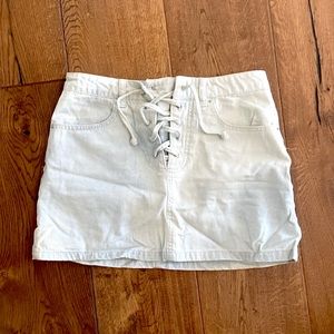 Light Denim mini skirt